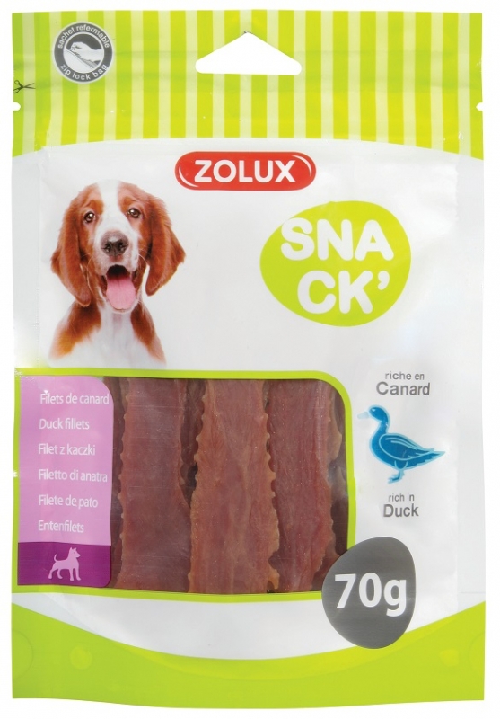 Zdjęcie Zolux Snack' przysmaki dla psów  filety z kaczki 70g