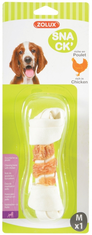 Zdjęcie Zolux Snack' przysmaki dla psów  kość wiązana z kurczakiem M 1 szt. 