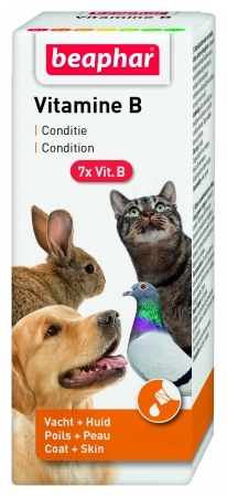 Beaphar Vitamin B Complex dla psów, kotów, ptaków i małych zwierząt 50 ml