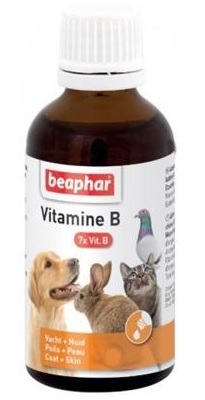 Zdjęcie Beaphar Vitamin B Complex  dla psów, kotów, ptaków i małych zwierząt 50 ml