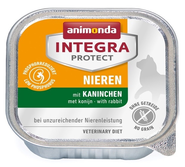 Zdjęcie Animonda Integra Protect Nieren tacka dla kota  z królikiem 100g