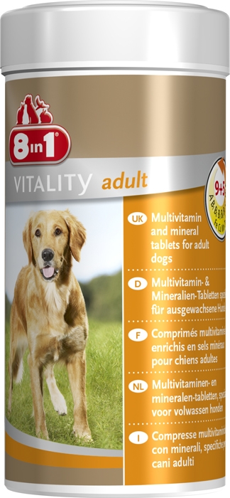 8in1 Tabletki witaminowe Adult dla psów dorosłych 70 szt.