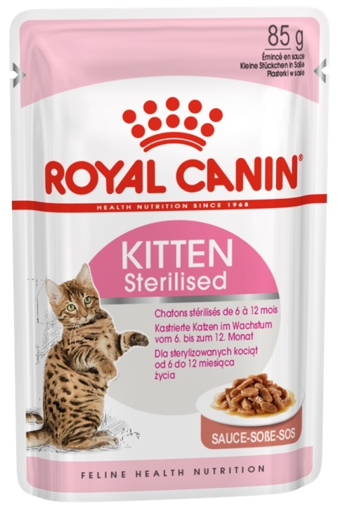 Zdjęcie Royal Canin Saszetka Kitten Sterilised  w sosie 85g
