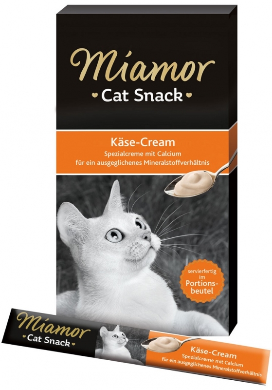 Miamor Cheese cream serowy sos z wapniem dla kota 5 szt.