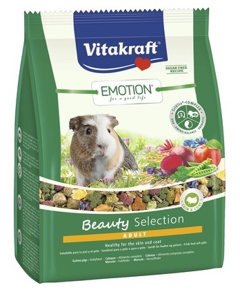 Zdjęcie Vitakraft Emotion pokarm dla świnek morskich  Beauty Selection Adult 1.5kg