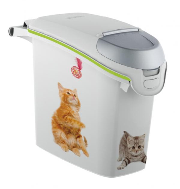 Zdjęcie Curver Pet Life pojemnik na karmę / żwirek  z motywem kota 5kg