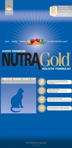 Zdjęcie Nutra Gold Holistic Senior Cat Indoor  dla starszych kotów domowych 3kg