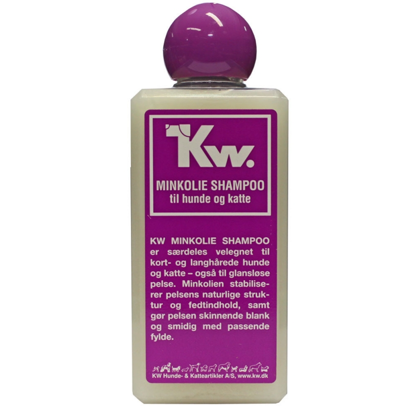 Zdjęcie KW Szampon z olejkiem norkowym (minkoile shampoo) dla psów i kotów 500ml