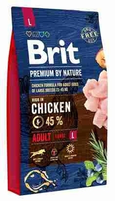 Zdjęcie Brit Dog Premium By Nature Adult L  duże rasy  8kg