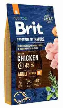 Zdjęcie Brit Dog Premium By Nature Adult M  średnie rasy 8kg