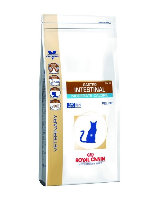 Royal Canin VD Gastro Intestinal Moderate Calorie (kot)  4kg
