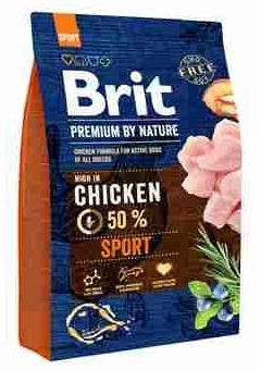 Zdjęcie Brit Dog Premium By Nature Sport  psy aktywne 3kg