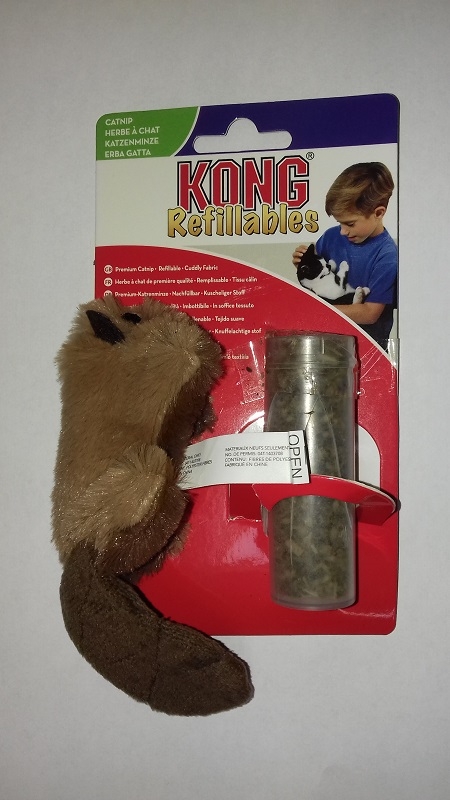 Zdjęcie Kong Cat Toys Beaver zabawka dla kota z kocimiętką pluszowy bóbr USZKODZENIE