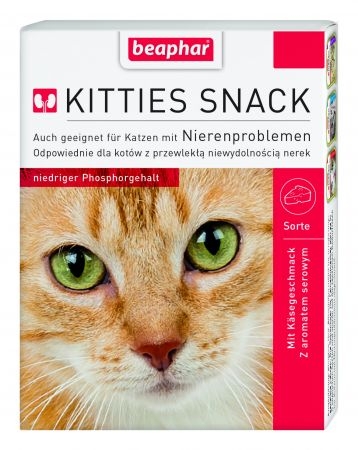 Zdjęcie Beaphar Kitties Snack Nierenproblemen tabletki  dla kotów z niewydolnością nerek 75 szt.