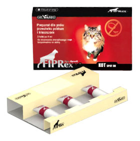 Zdjęcie Fiprex Spot On  dla kotów 3 x 0,7 ml