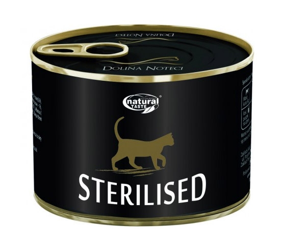 Zdjęcie Dolina Noteci Natural Taste puszka dla kota Sterilised  dla kastratów 185g