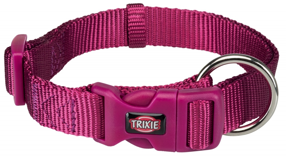 Trixie Obroża Premium dla psa S-M puprurowa 30-45 cm/15 mm