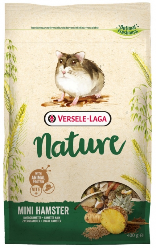 Zdjęcie Versele Laga Mini Hamster Nature  dla chomików miniaturowych 400g