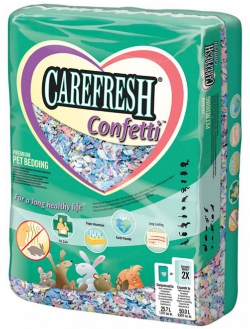 JRS Chipsi Carefresh Confetti XXL ściółka dla małych zwierząt 50l