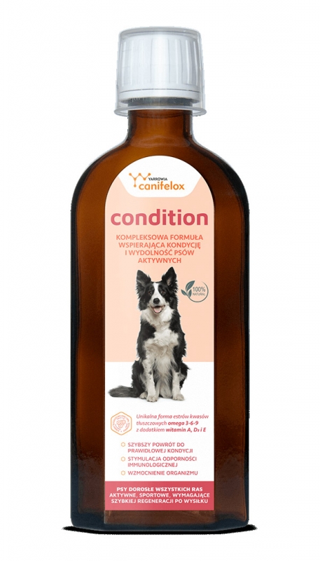 Yarrowia Canifelox Condition kondycja, wydolność i witalność psów 150 ml