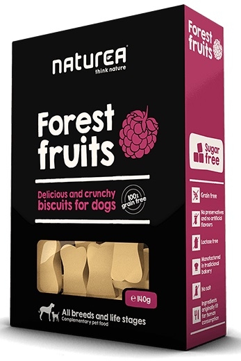 Zdjęcie Naturea Biszkopty dla psa Forest Fruits  o smaku owoców leśnych 140g