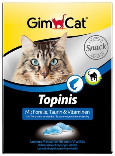 Zdjęcie Gimcat Topinis - przysmak dla kota  pstrąg 70 szt. (85g)