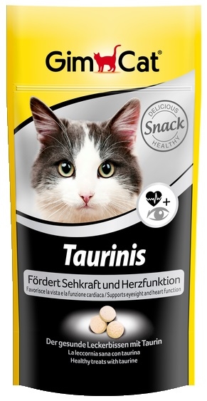Zdjęcie Gimcat Taurinis tabletki z tauryną dla kota   40g