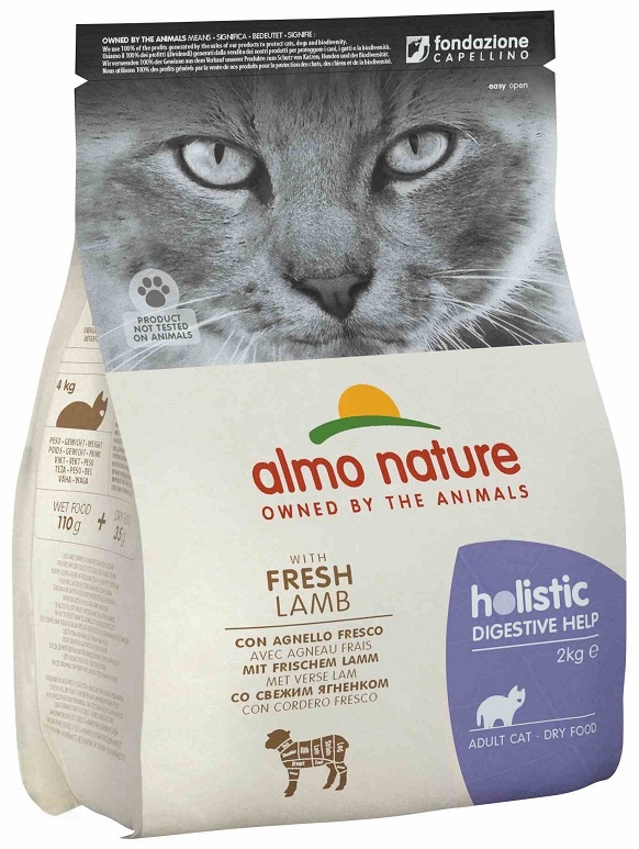 Zdjęcie Almo Nature Holistic Cat Adult Intestinal Help  z jagnięciną 2kg