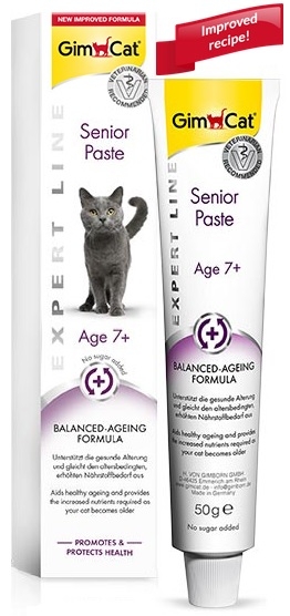 Zdjęcie Gimcat Expert Line Senior Paste  pasta dla kotów starszych (7+ lat) 50g