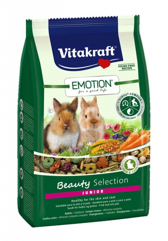 Vitakraft Emotion Pokarm dla młodych królików Beauty Selection Junior 600g