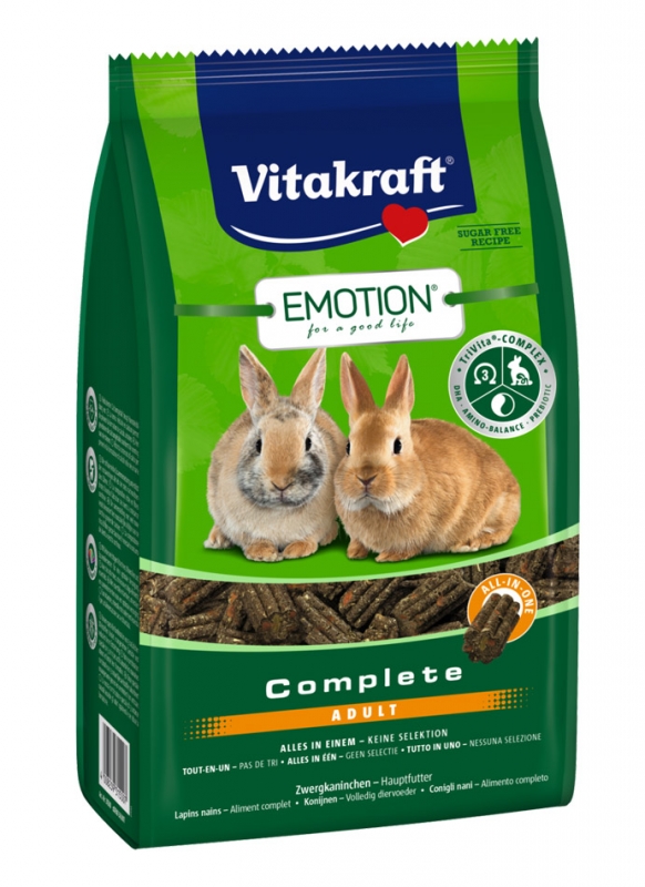 Zdjęcie Vitakraft Emotion Pokarm dla królików  Complete Adult 800g