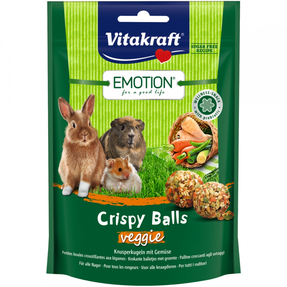 Zdjęcie Vitakraft Emotion Crispy Balls dla gryzoni  Veggie 80g