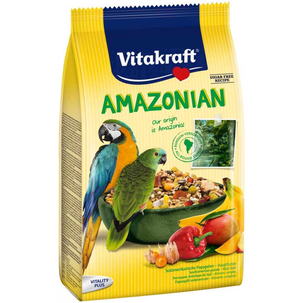 Vitakraft Amazonian pokarm dla średnich i dużych papug  0.75kg