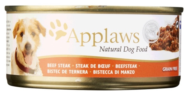 Zdjęcie Applaws Puszka dla psa  stek wołowy 156g
