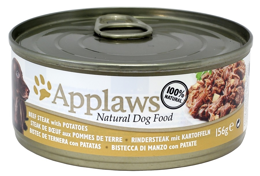 Zdjęcie Applaws Puszka dla psa  stek wołowy z ziemniakami 156g