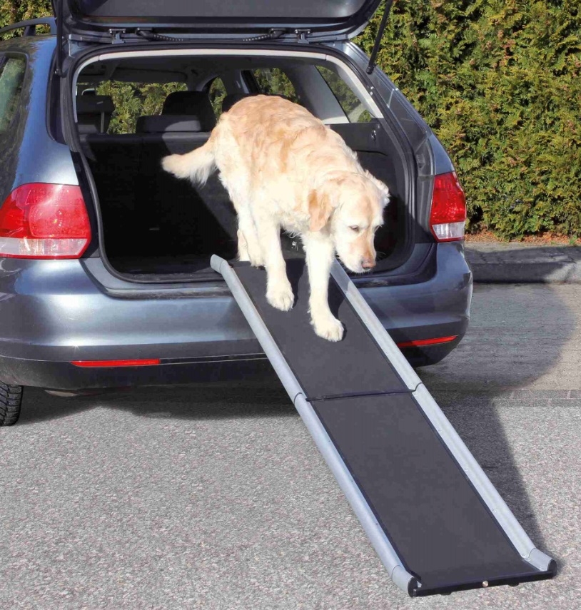 Zdjęcie Trixie Petwalk składana rampa dla psa do 75kg aluminium czarna 155 x 38 cm