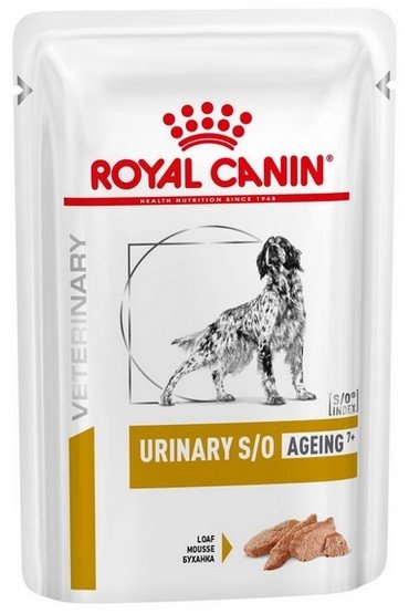 Zdjęcie Royal Canin VD Urinary Ageing 7+ (pies) pasztet saszetka 100g