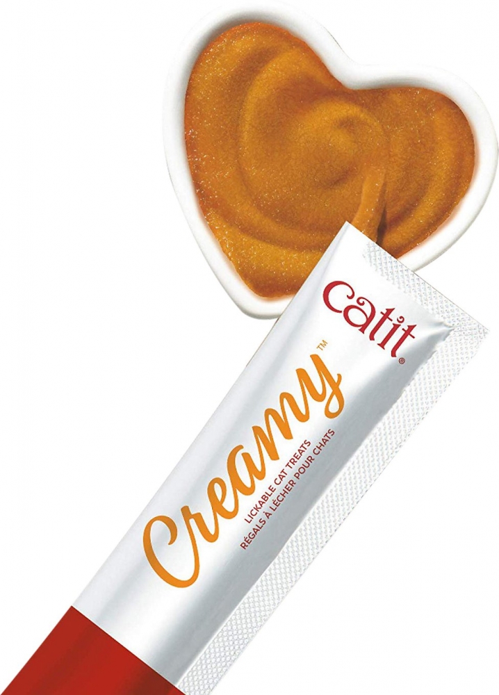 Zdjęcie catit Creamy przysmak dla kota  owoce morza 5x15g