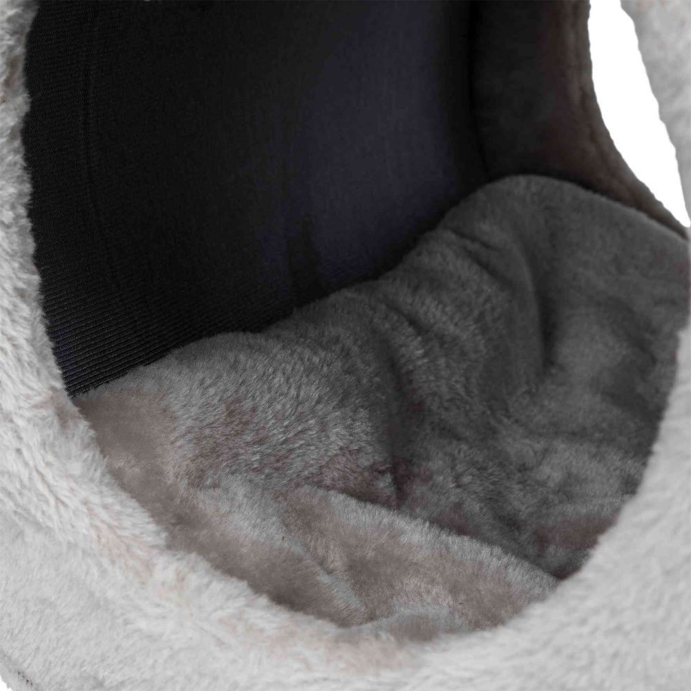 Zdjęcie Trixie Drapak tunel-pluszowy na podstawce  szary ø 27 × 39 cm