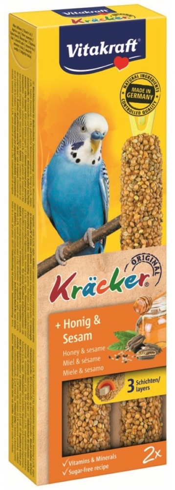 Vitakraft Kracker Kolby dla papużki falistej miodowe z sezamem 2 szt.