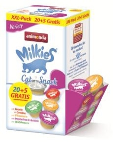 Zdjęcie Animonda Przysmak dla kota Milkies Megapak XXL  Variety Mix  20szt + 5 GRATIS