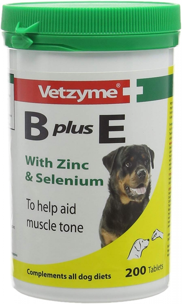 Zdjęcie Vetzyme B plus E z selenem i cynkiem  dla psów 100 tabl.