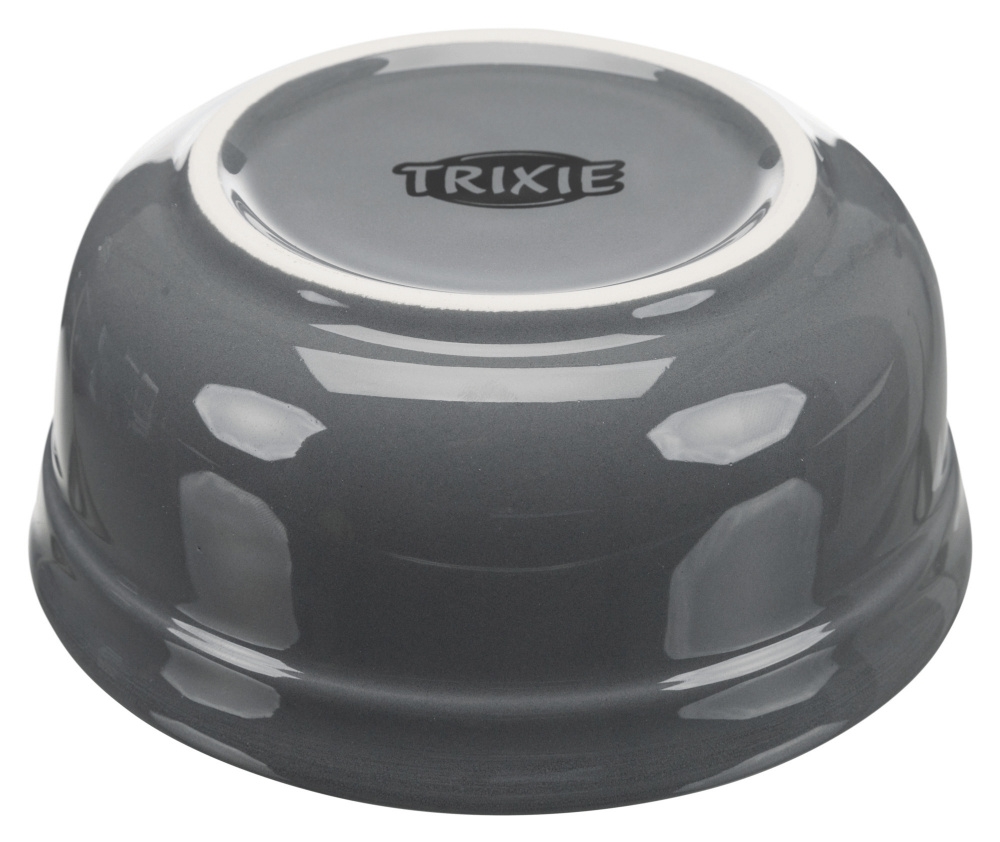 Zdjęcie Trixie Miseczki ceramiczne na ramce dla psa petrol-szary 0.25l; ø 13cm