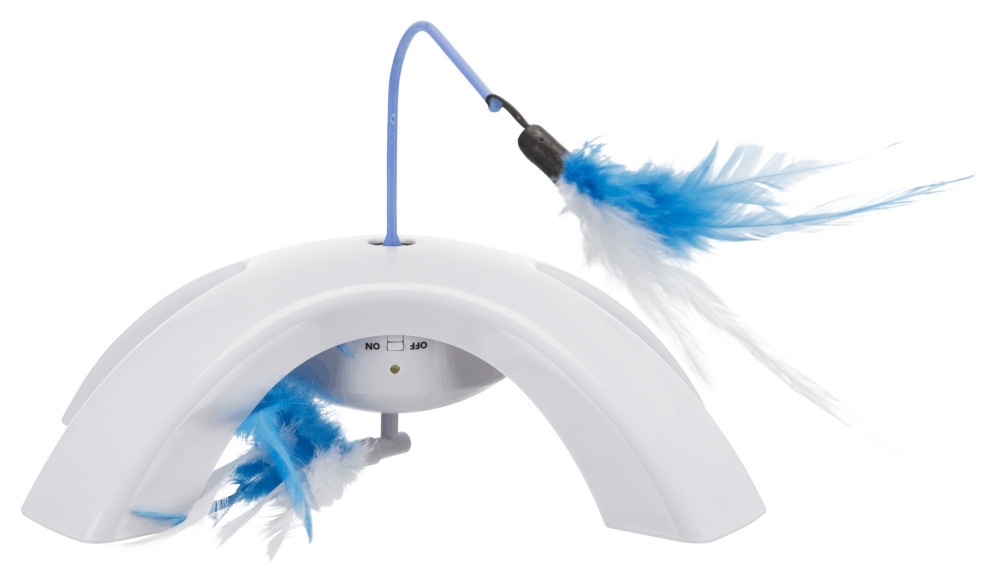 Trixie Zabawka Feather Twister dla kota na baterie 23 x 18 x 15 cm