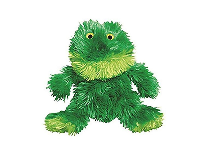 Zdjęcie Kong Cat Toys Frog zabawka dla kota z kocimiętką zielona futrzana żabka 