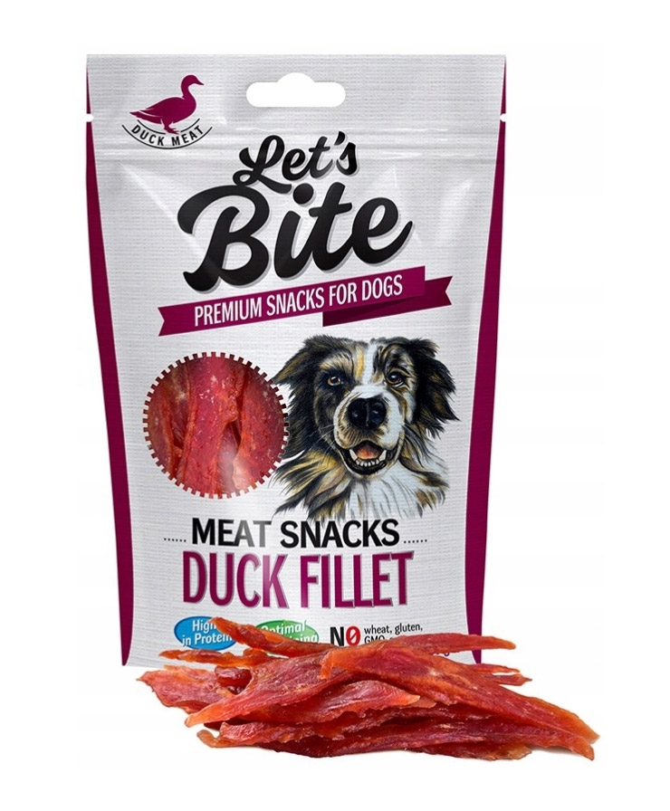 Let’s Bite Meat Snack filety z mięsa kaczki Duck Fillet 80g