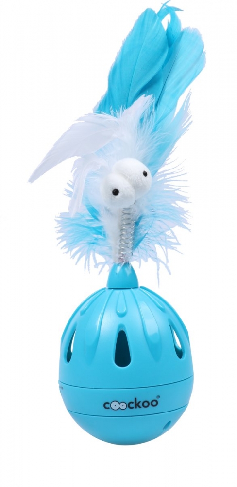 Zdjęcie Coockoo Tumbler zabawka kiwaczek dla kota  niebieski ø 7 x 19,5 cm