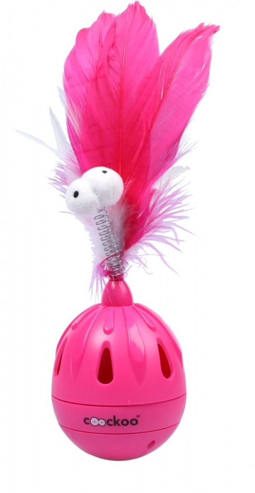 Zdjęcie Coockoo Tumbler zabawka kiwaczek dla kota  różowy ø 7 x 19,5 cm