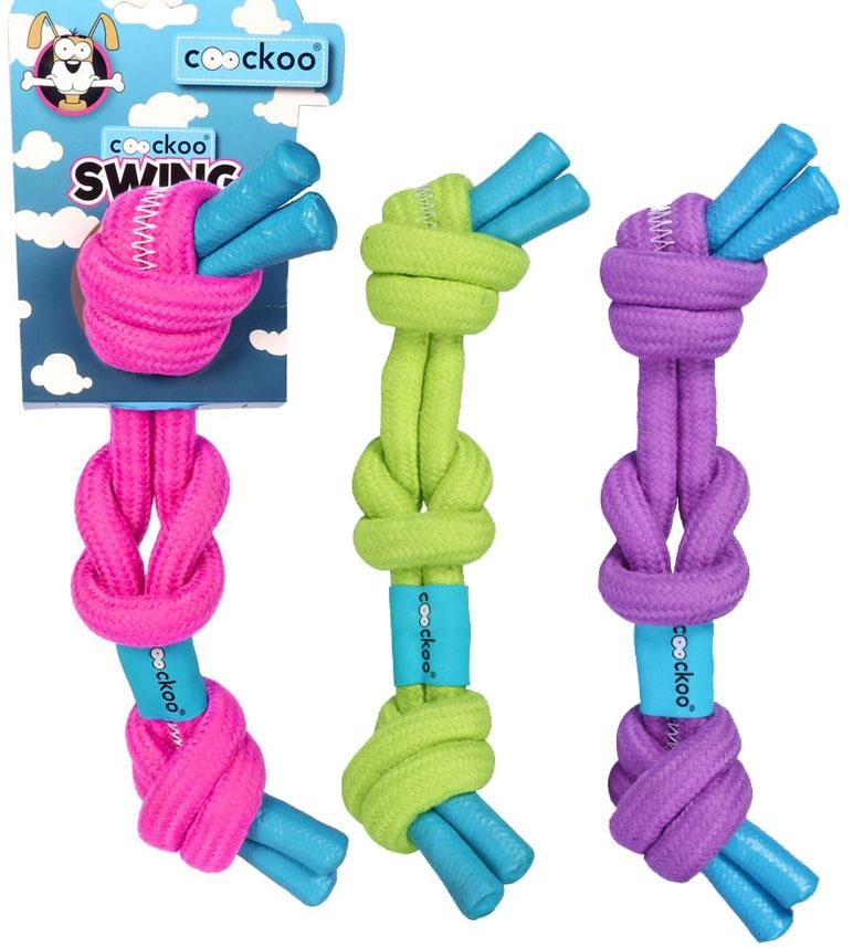 Zdjęcie Coockoo Swing sznur do gryzienia dla psa  fioletowy 35 cm