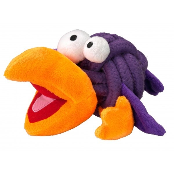 Zdjęcie Coockoo Bobble zabawka ptaszysko dla psa  fioletowe 8,5 cm